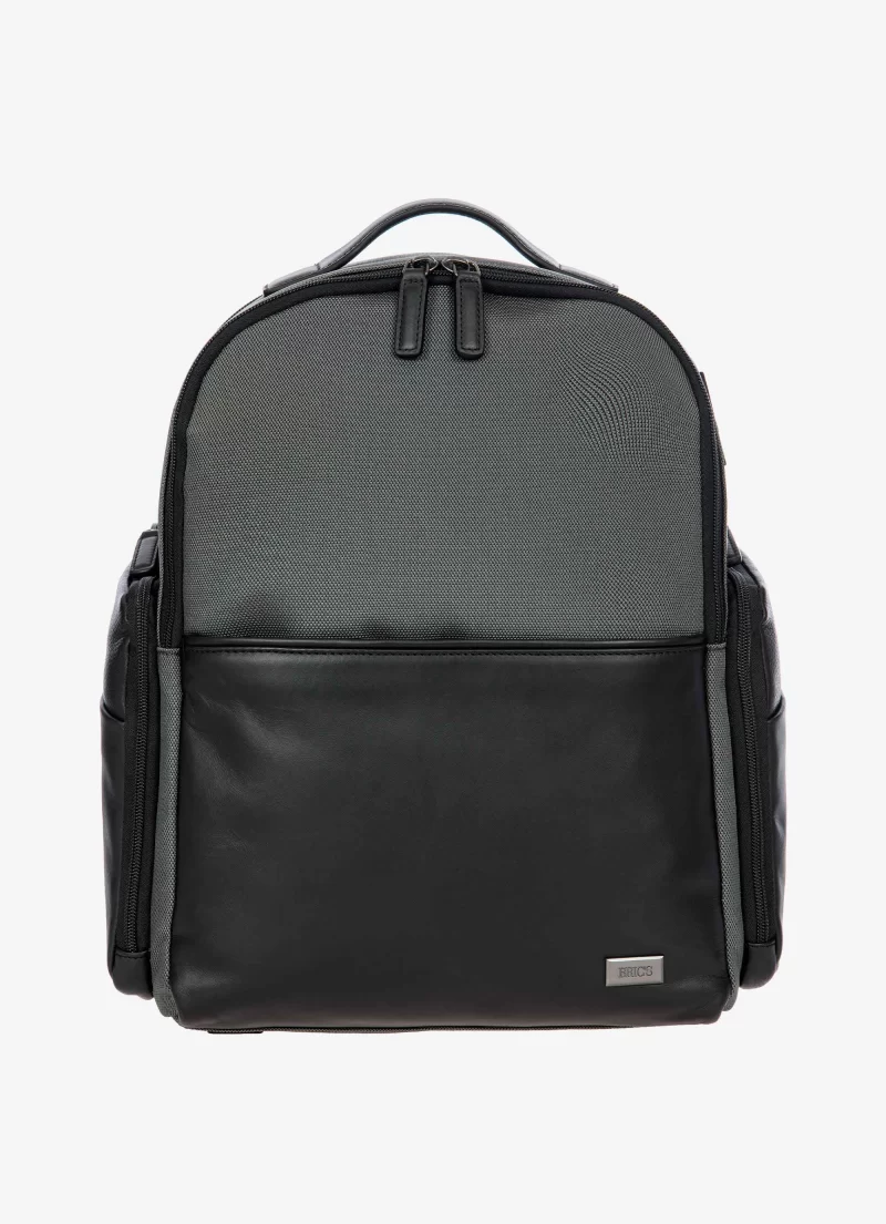 BUSINESS BACKPACK M ZAINO TECNICO TES./ PELLE BL-NE SIZE 32X40X16